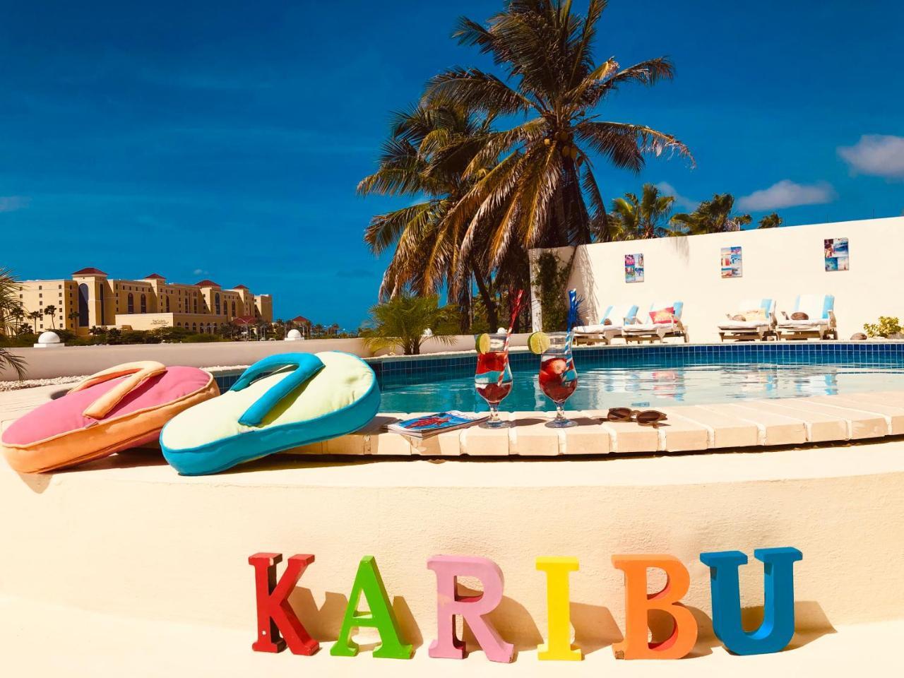 Karibu Aruba Boutique Hotel Palm Beach ภายนอก รูปภาพ